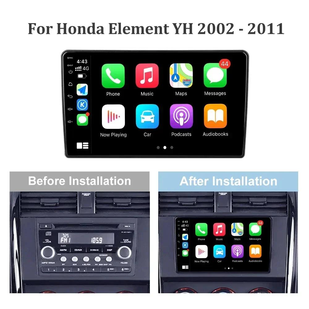 Android 13 For Honda Element YH 2002 - 2011 Car Radio Multimedia Navigation GPS 4G Wireless Carplay 2 Din Screen Stereo