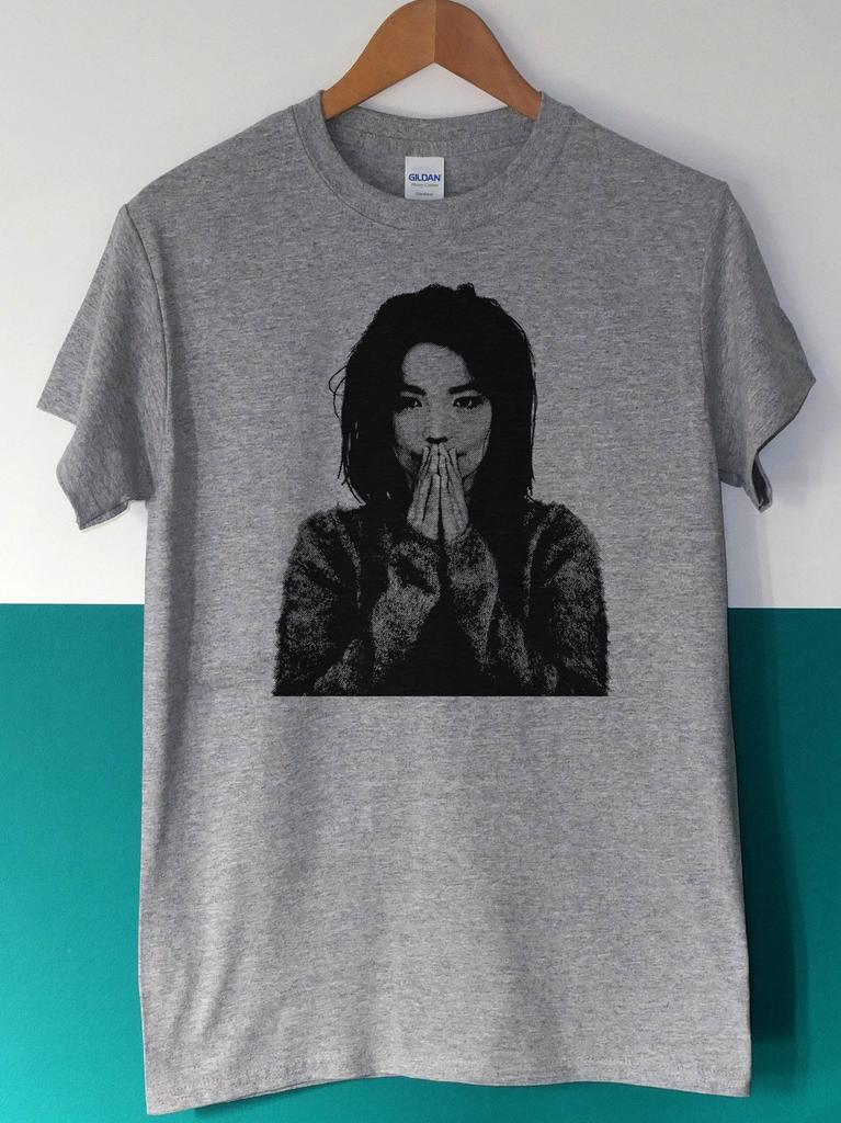 Bjork T Shirt Bj Rk Debut Fossora Alternative Electronic Music Lp Screen Printed