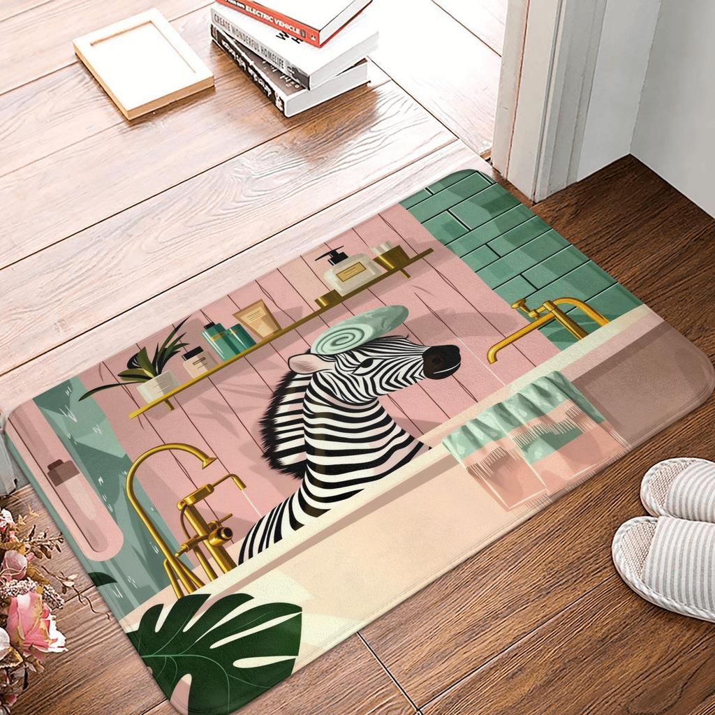 Summer Pool Beach Ball Design Gift Doormat Anti-Slip Kitchen Bathroom Mat Living Room Floor Door Entrance Carpet Rug