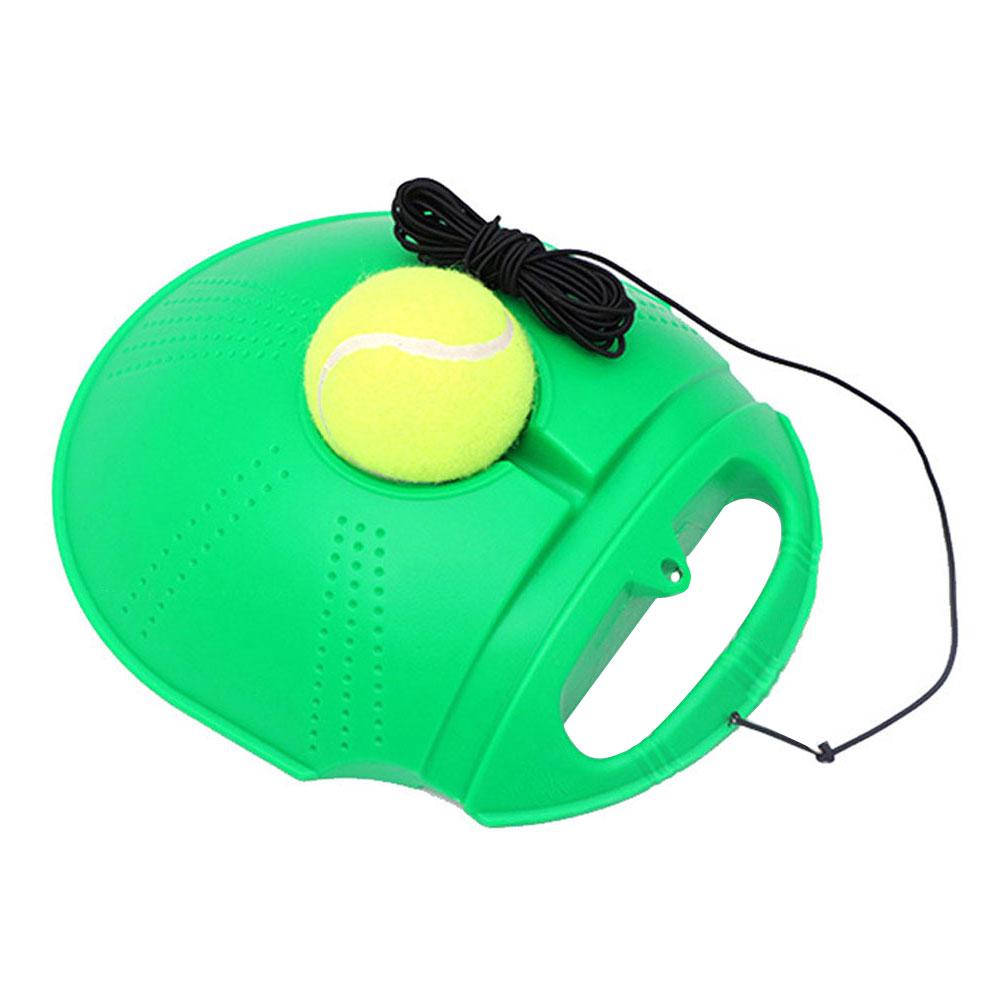1 Set Heavy Duty Tennis Training Equipment Self-Duty Rebound Tennis Trainer Sparring Device Rebound Ball with Long Elastic Rope