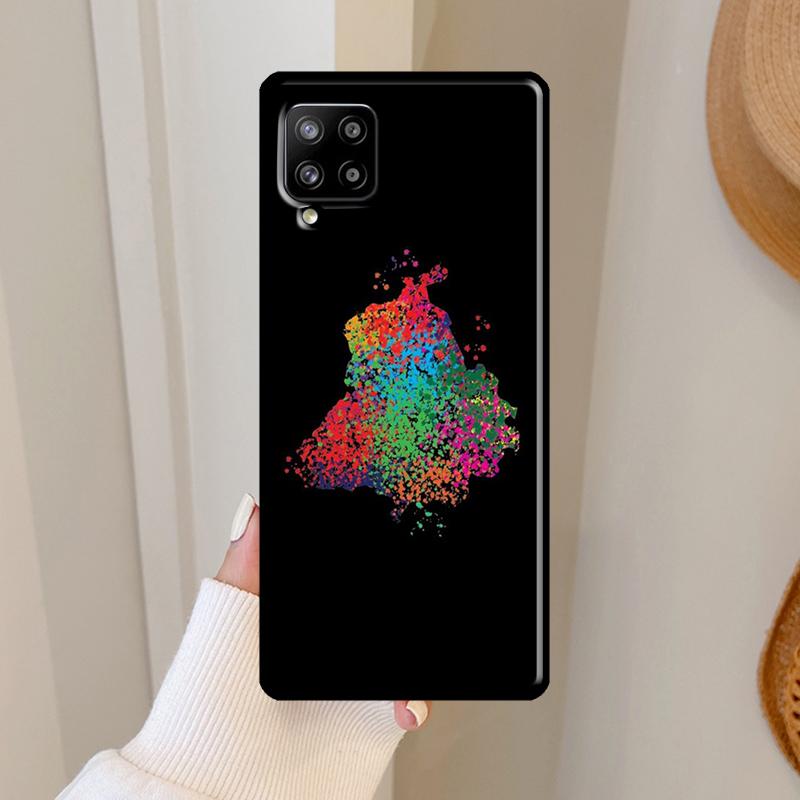 Punjab Map Case For Samsung Galaxy A36 A56 A13 A23 A52 A32 A12 A54 A34 A14 A16 A26 A33 A53 A15 A35 A55