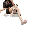 Cow pattern knee stockings women's thin Japanese cute black and white spotted half socks sexy long thigh socks