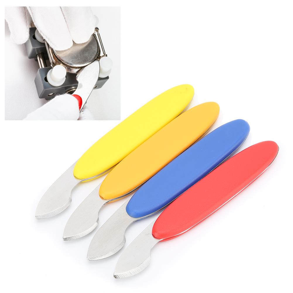 4pcs Watch Case Opener Blade Back Cover Pry Remover Set Watchmaker Repairing Tool