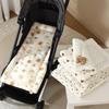 Double-Sided Quilted Cotton Baby Stroller and Car Seat Cushion