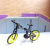 Folding bicycle alloy simulation finger bike creative new downhill mountain bike finger wheel