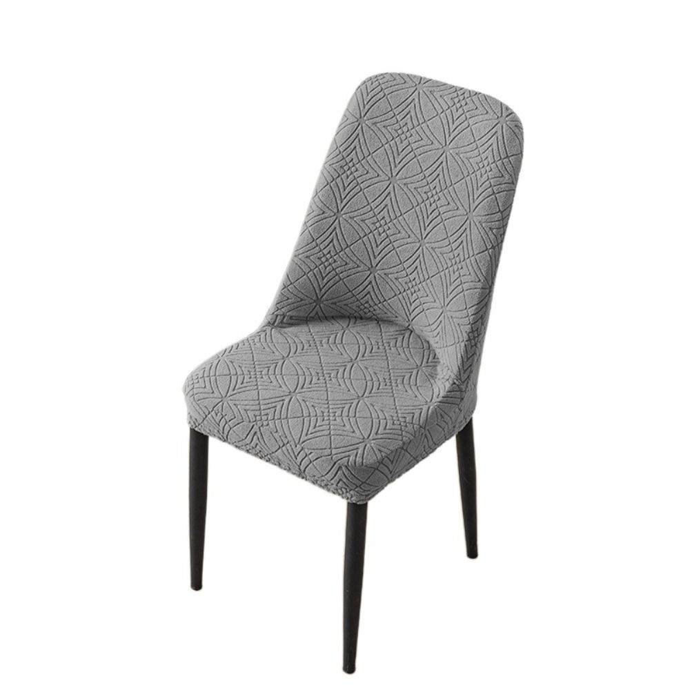 

Dustproof Seat Cover Elastic Chair Cushion Protective Case Jacquard Chair Cover Home/office темно серый