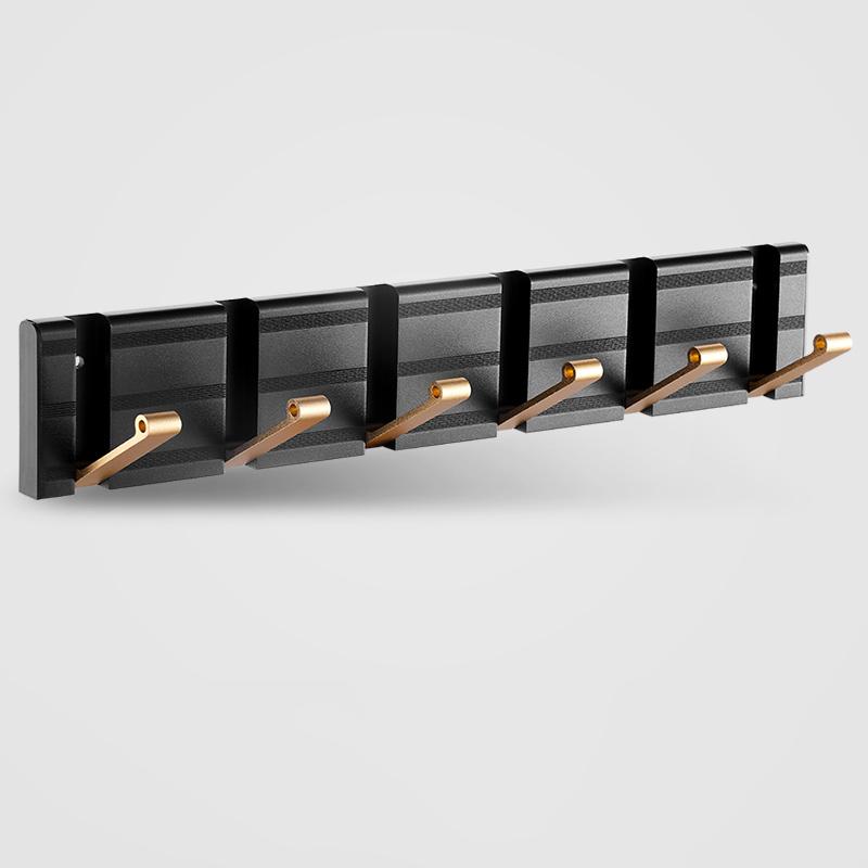 Black Nordic Decorative Wall Mounted Metal Living Room Wardrobe Clothes Hidden Wall Hook