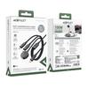 3-in-1-Kabel USB-C - 2x USB-C / Apple Watch Qi-Ladegerät 480 Mbit/s 100W 1,2m - schwarz