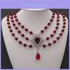 Victorian Charm Jewelry Necklace With Alloy Pendant For Romantic Women
