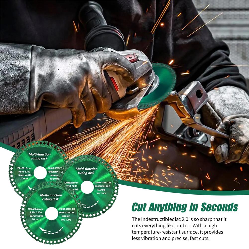 Cutting disc for cutting glass, ceramic tiles, porcelain stoneware 100x100x1.6mm, 5 pcs.