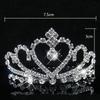 Princess Crown For Girls Party Bridal Crown Tiara Diadem Crystal Floral Wedding Bridal Hair Accessories Head Jewelry Gifts