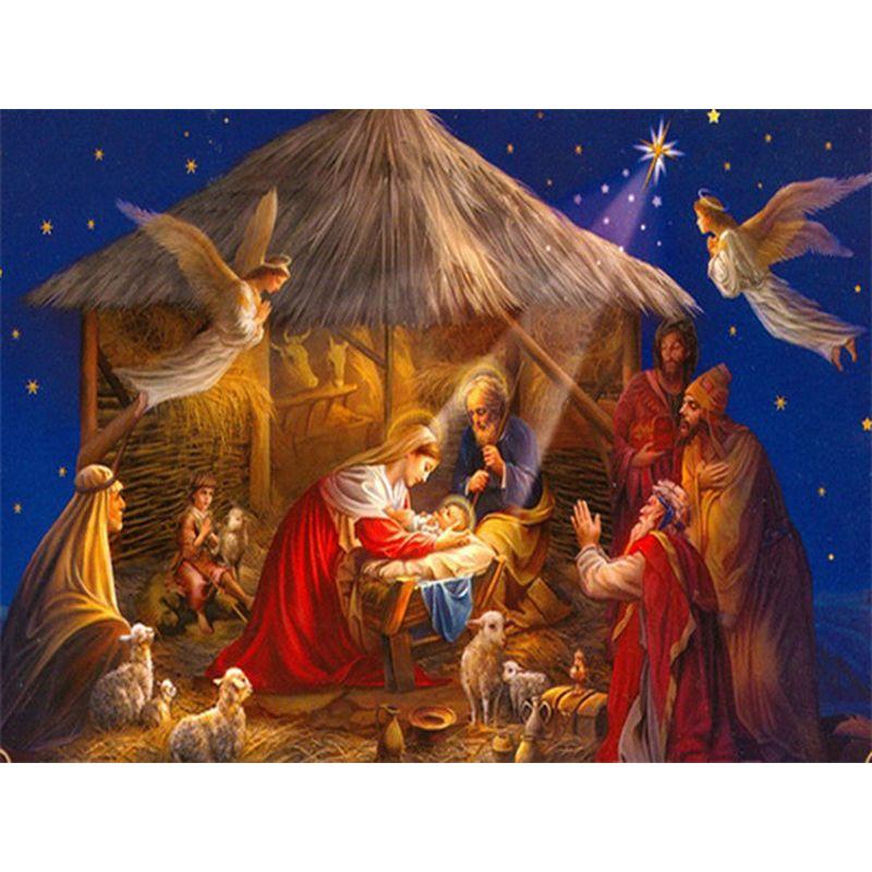 DIY Diamantové malování Křížovým stehem Kompletní vrtačka Diamantové vyšívání Kompletní sada Štrasová mozaika Dárek Domácí dekorace Obrázek