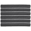 6pcs Foam Pipe Covers Black   Spiral Cuttable Multi Purpose Pipe Insulation Foam Tube for Swimming Pool Handle Water Pipe Exercise Machine Handle