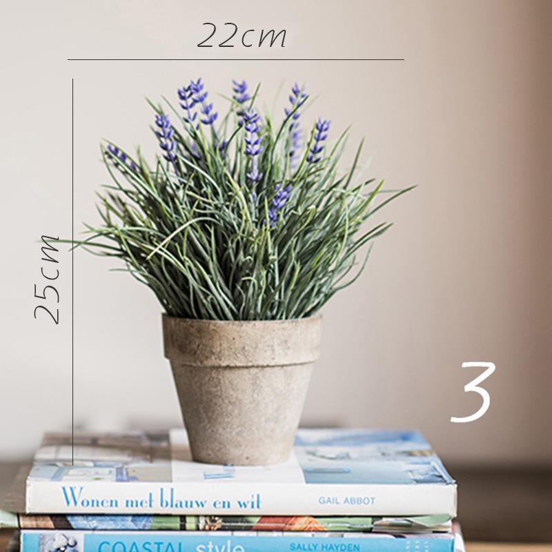 Artificial Bonsai Tree with Pot - Decorative Desktop Ornaments and Simulation Green Grass Ball for Office, Dining, or Cafe Decor.