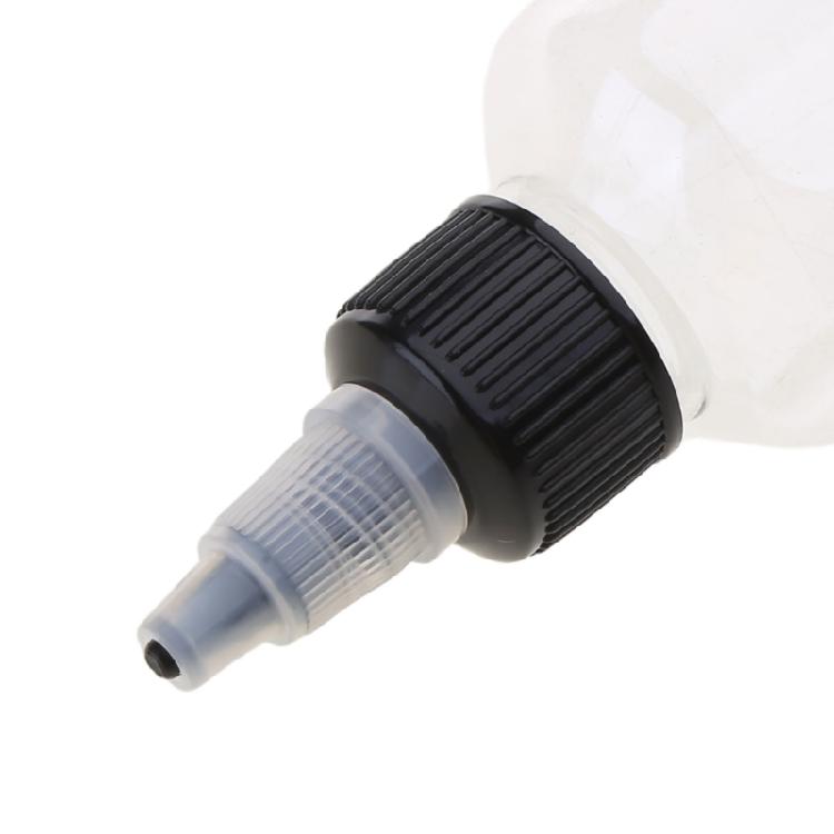 10pcs Squeeze Bottles with Pointed Mouth Lid Square Bottles for Oil and Sauce