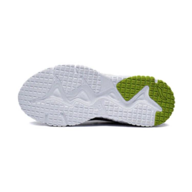 Li Ning Comfortable Versatile Shock Absorbing Kids Casual Shoes Kids Sneakers Black Gray YKCT110-3