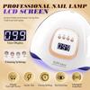 380W LED UV Lamp For Nails 81 LEDS Nail Gel Polish Drying Lamp With Motion Sensing Professional Cabin Manicure Lamp For Home Use