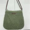 Large Capacity Straw Shoulder Bag With Zipper New Handmade Woven Bag Versatile Crossbody Bag For Women Vacation Beach Bag