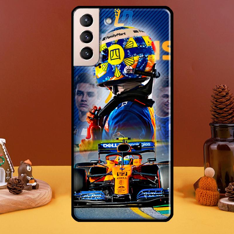 Lando Norris 2021 Hülle für Samsung Galaxy S21 S20 FE Note 20 S22 Ultra Note 10 S8 S9 S10 Plus Handyhülle