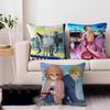Anime B-Beyond the Boundary Pillow Cushion Cover Pillowcase Living Room Sofa Home Decor Customized
