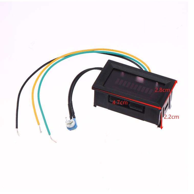 Fuel Level Gauge Indicator 12V Universal Motorcycle Car Oil Scale Meter Led Oil Scale Meter