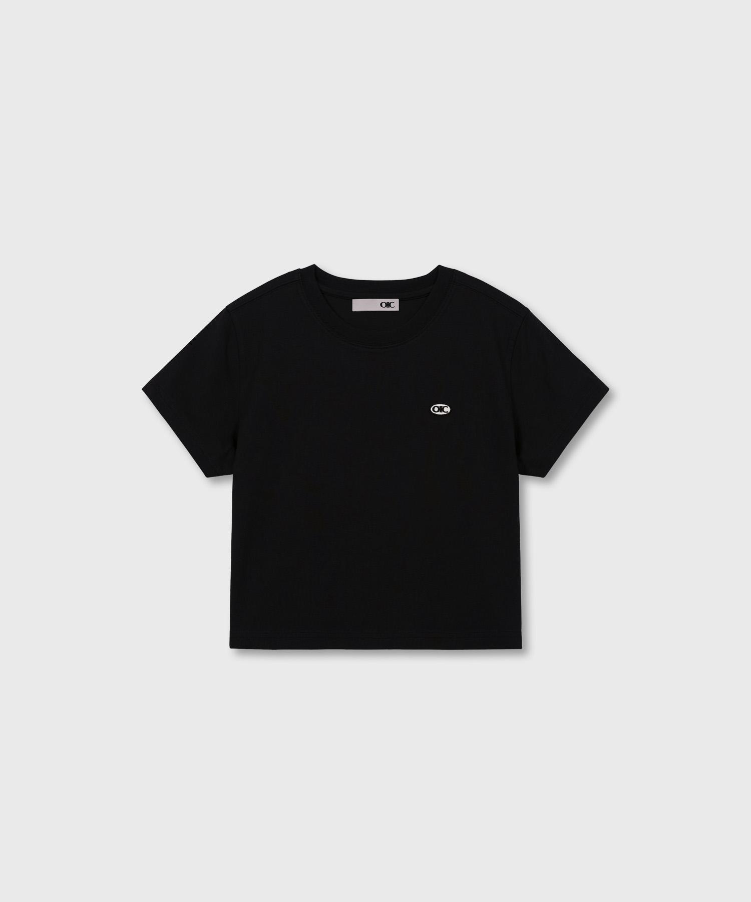 Oioi Collection Classic Wappen Women S T-Shirt Black Xs