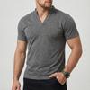 Men's Solid Color Short Sleeve Tops Men's Casual Fashion Short Sleeve Tops