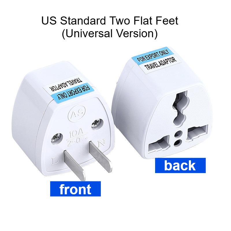 Universal EU German Conversion Plug Adapter European Germany Australia Chinese Power Socket White Travel Conversion Plug