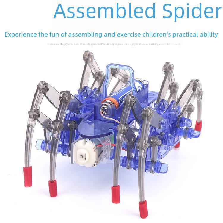 Handmade Electric Spider Robot DIY Kit for Kids - Educational Toy