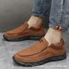 Men Casual Shoes Breathable Loafers Men Sneakers  Male Comfortable Leather Flat Footwear Sneakers Men Shoes