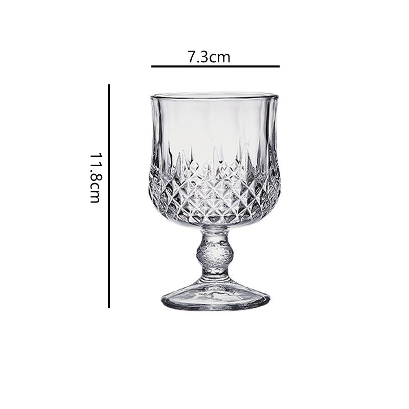 

Набор из 4 шт. Бокал 7 унций Бокал для вина Чашка для алмазной живописи Хрустальный стакан Стаканы для водки и виски для бара Вечеринки Прозрачные бокалы для красного вина