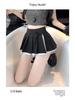 2025 Summer Sweet Pure Desire High-Waisted Pleated Lace Patchwork Ultra-Short Skirt