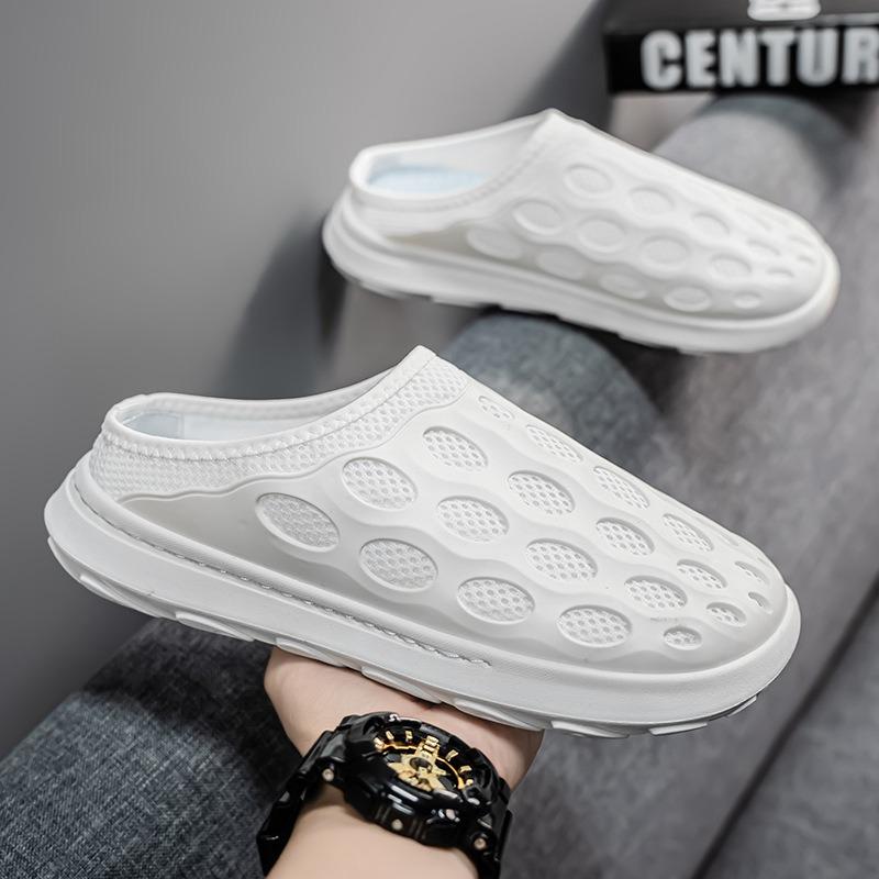 Mesh Slippers for Men,summer New Style Light Home and Outdoor Sandals,breathable Beach Slippers,soft Soled Men's Sandals