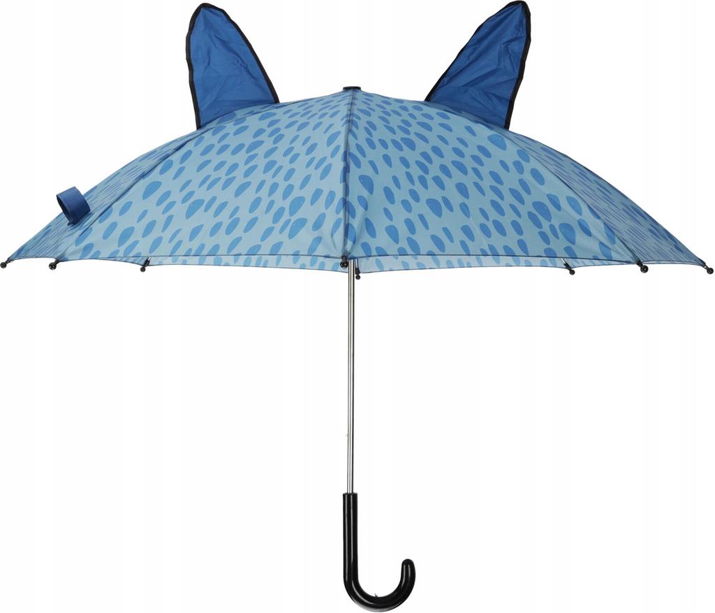 Children's umbrella with ears, foldable, 58 cm