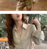 Women's French Retro Long Sleeve Shirt - 2026 Spring Collection, Loose-Fit, Classic Style