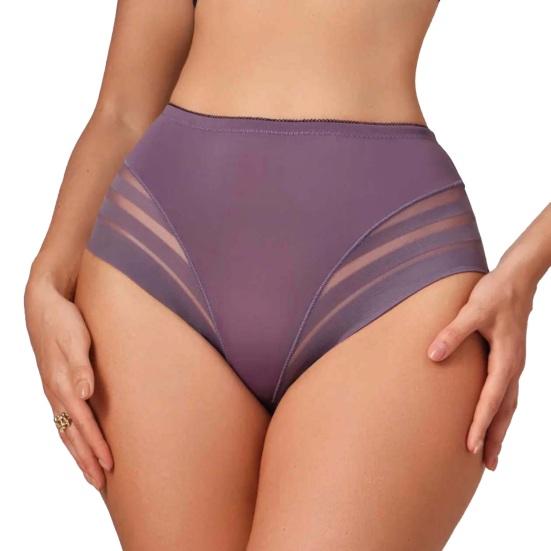 Women Middle Waist Underwear Spring Sheer Sexy Panties Summer Breathable Stretch Tummy Control Ladies Full Coverage