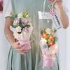 Crochet Woven Flowers Artificial Flower Bouquet Knitted Flower Bouquet Handmade Wedding Teacher'S Mother'S Day Graduation Gift