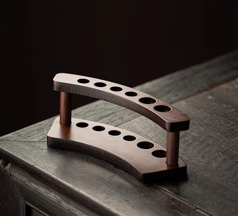 

Solid wood tea ceremony six gentlemen set Kung Fu tea set accessories Daquan tea table tray tea making tools tea scraping set