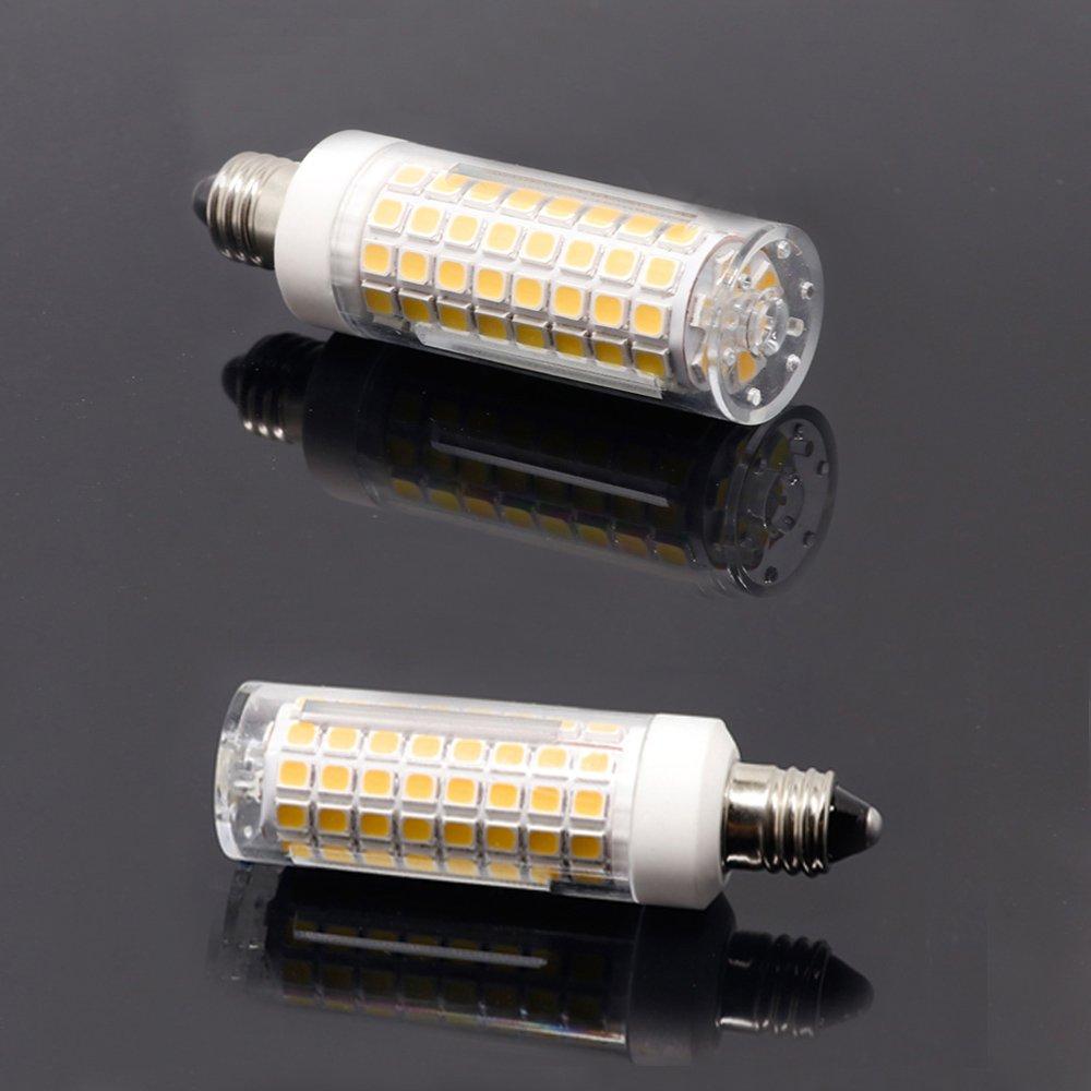 New E11 base LED light bulb, 7W warm white, 100V, dimmable, 730LM, equivalent to a 70W halogen lamp (5-pack)