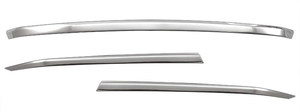 BRIGHTZ Ultra-Mirror Finish Stainless Steel Plated Grille Top Mould (3-Piece Set) [GRI-COV-M-147] for Toyota Crown Sport AZSH36W/AZSH37W