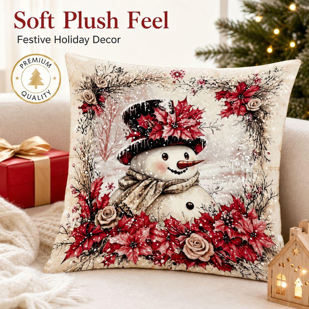 Hidden Zipper Decorative Cushion Cover Soft Texture Throw Pillow Cover Sofa Decoration