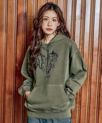Hollysheesh Dreamist Heart Pigment Oversized Hoodie_5 Col
