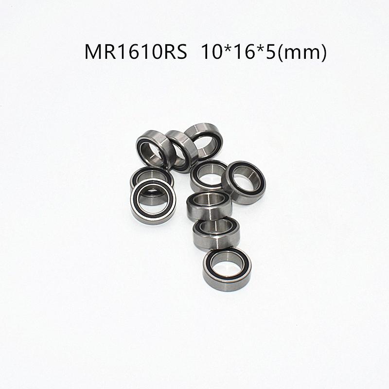 

MR1610RS 10 штук 10*16*5(мм) хромована сталь Гумові ущільнені мініатюрні підшипники