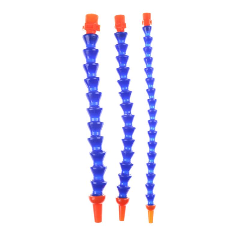 Flexible 1/4" 3/8" 1/2" Water Oil Coolant Pipe Hose Round Nozzle Without Switch