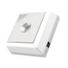 LED Lamp Base Stand Holder for   Acrylic Statue Artware Display Silver