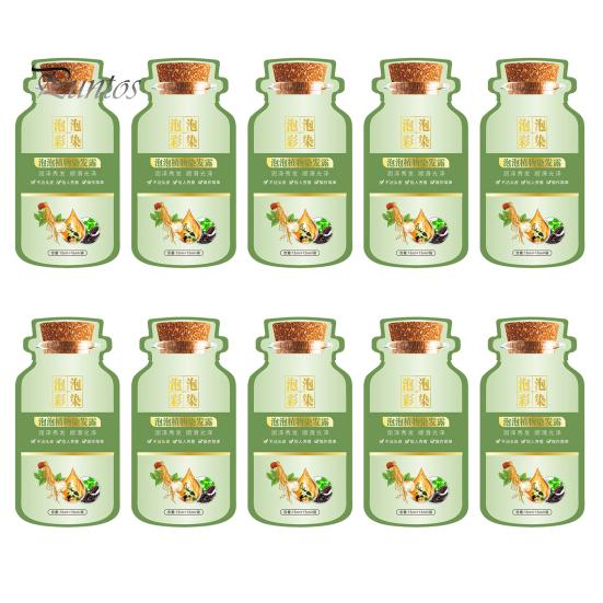 10Pcs 30ML Bubble Hair Dye Gentle Natural Plants Extract Coloring Shampoo Men Women Botanical Bubble Dyeing Foam