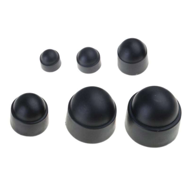 Threaded Inserts with Caps Set Plastic Locking Assortment Easy to Use Self Locking Nut with Caps Set Essential Nut Set