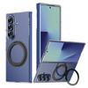 360° Rotating Magnetic Phone Case for Samsung Galaxy Z Fold 7 6 5G Transparent Protective Wireless Charging Cover