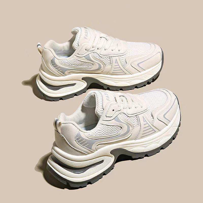 

Универсальные туфли для папы на платформе, женские весенние новые потертые кроссовки для отдыха с увеличенным размером 35