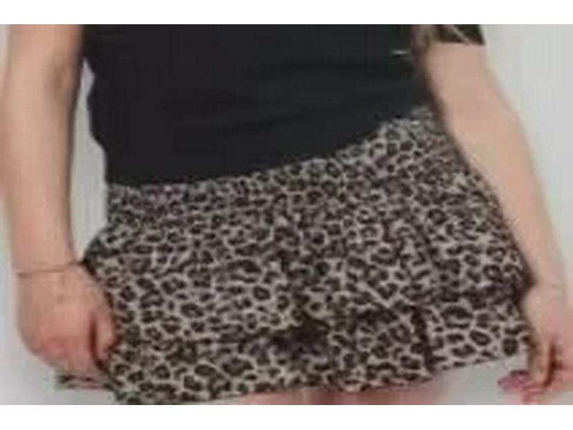 2023 Women's Pleated Ruffle Mini Skirt - Floral Print, 13 Colors Available